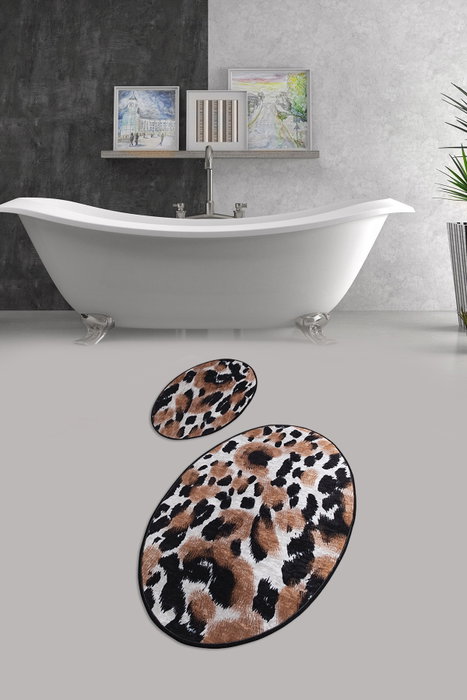 Mijölnir Juego de alfombras de baño Leopard Djt Multicolor Mijölnir Juego de alfombras de baño Leopard Djt Multicolor